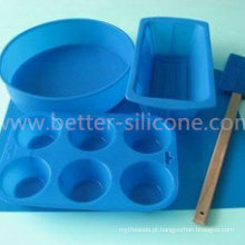 Molde de bolo de borracha de silicone de grau alimentar